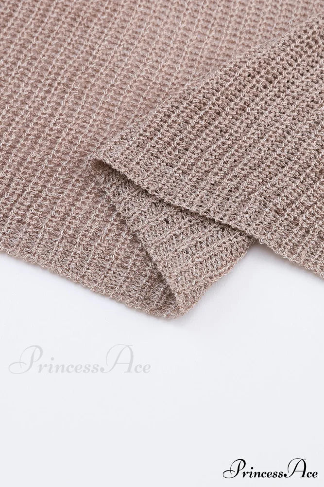 Low Dolman Slouchy High Gray Arm Sweater