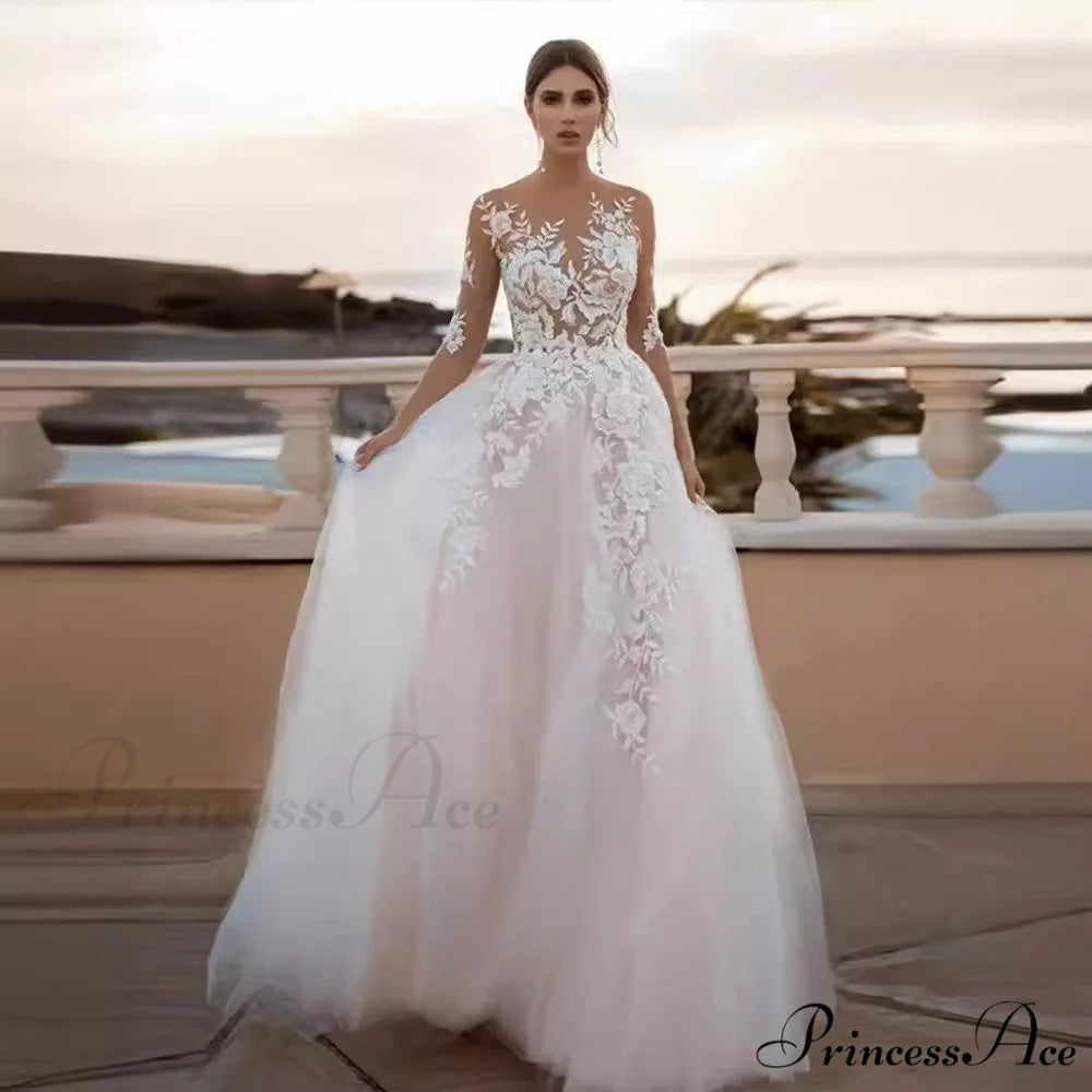 Low Plunging Neckline Tailored Fit Bridal Wedding Gown weddingdress-250223