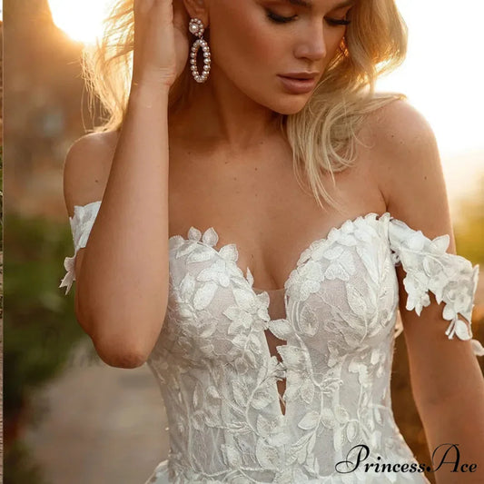 Low Plunging Neckline Tall Split Evening Marriage Gown weddingdress-250223