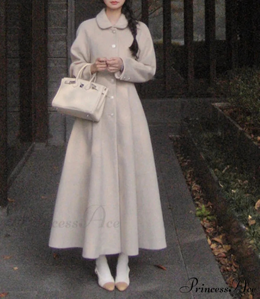 Luxurious Blended Elegant Overcoat overcoats-241228