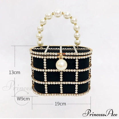 Luxurious Pearls Beaded Wedding Party Evening Bag clutchbag-250126