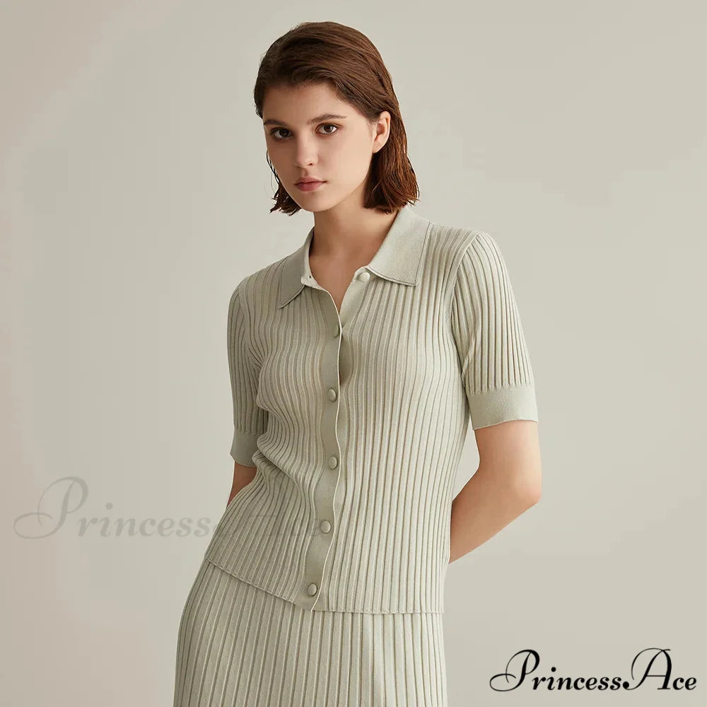 Luxury Cozy Merino Wool Stylish Elegant Soft Warm Polo Sweater
