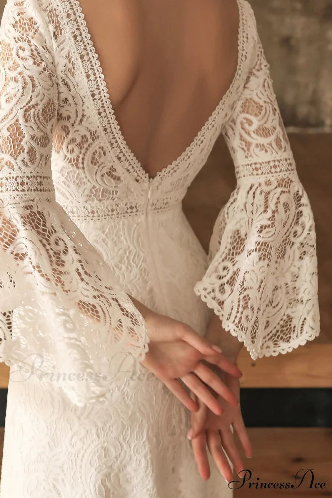 Magical Eternity Lace Trendy Mermaid Wedding Dress