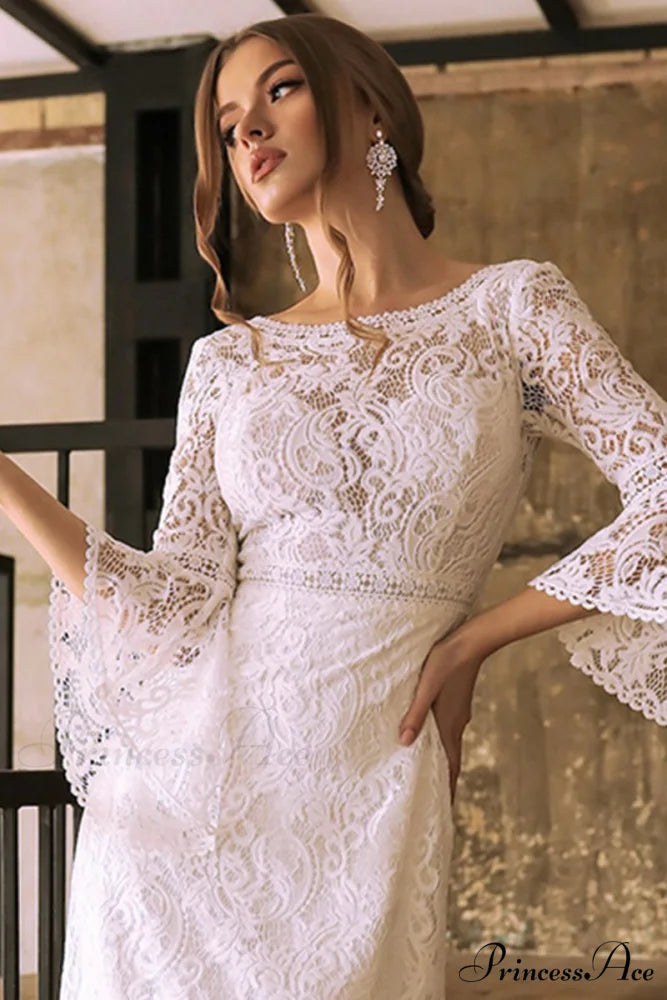 Magical Eternity Lace Trendy Mermaid Wedding Dress