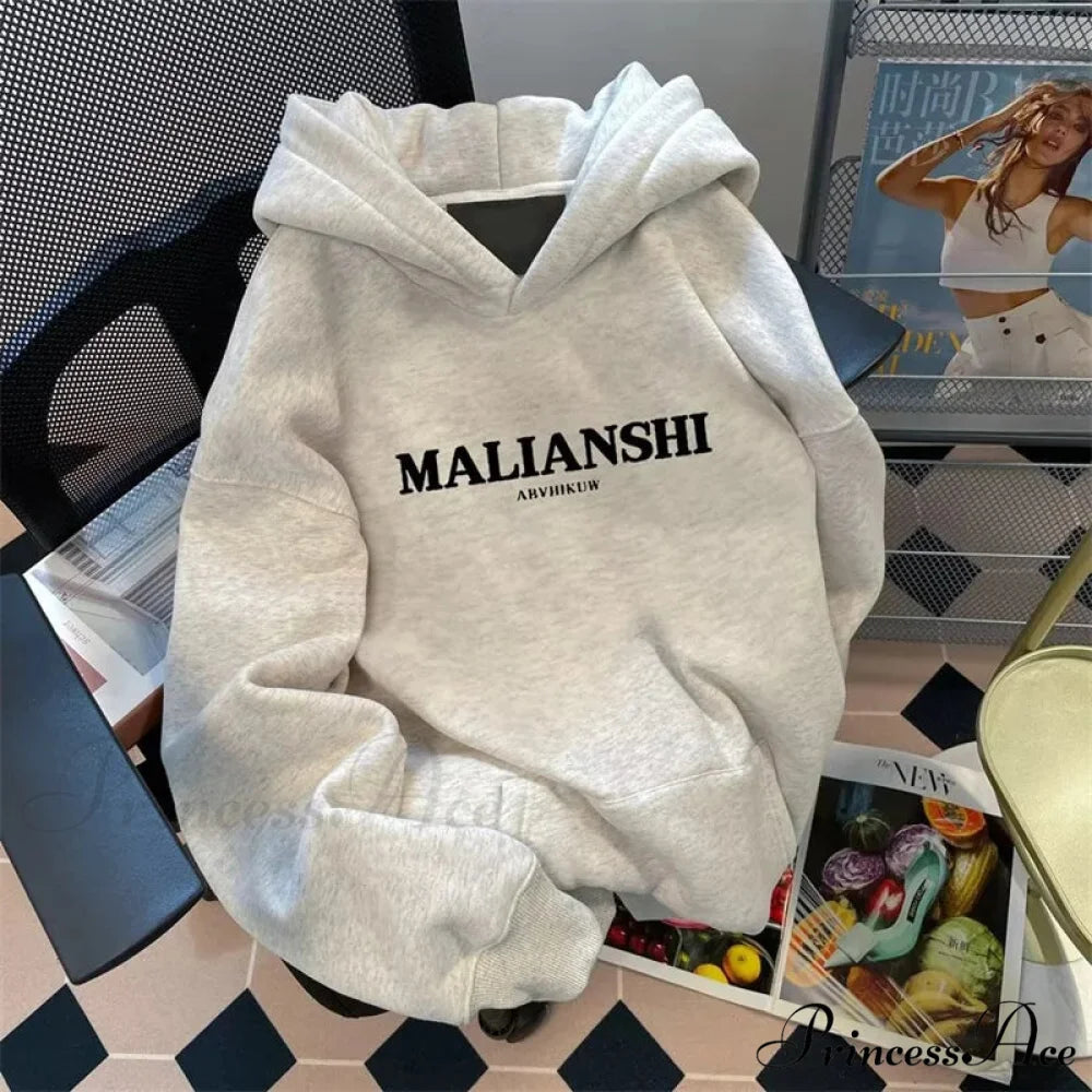 Main Street Correspondence Print Urban Music Hoodie hoodies-241228