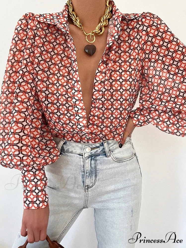 Malyna Blouse 02 Circle / S