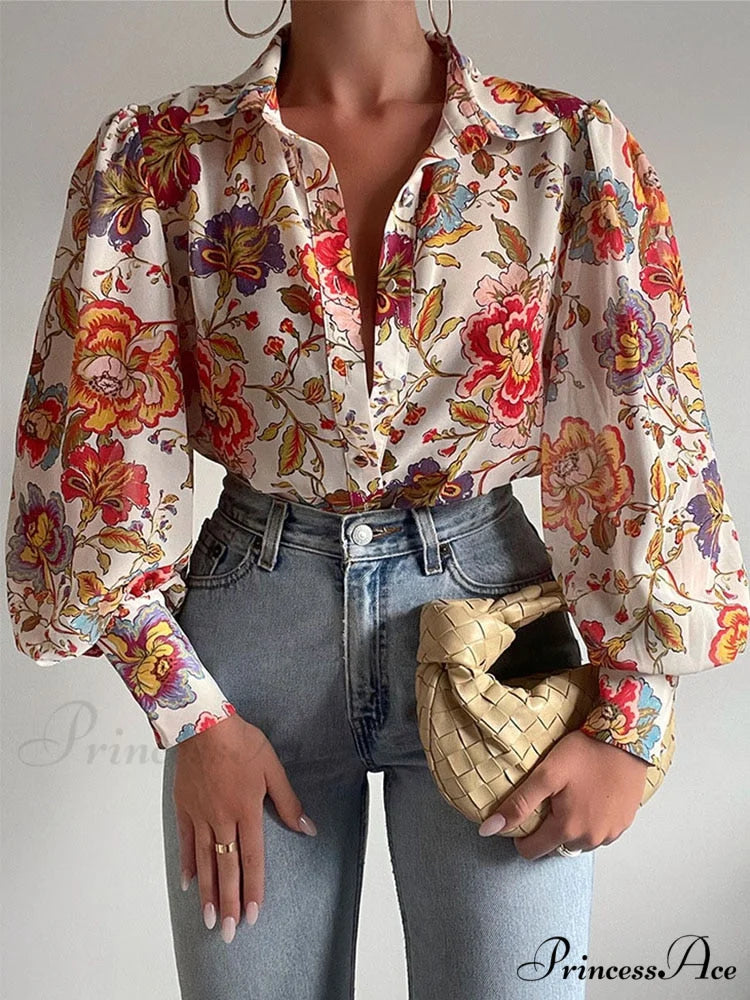 Malyna Blouse 02 Orange / S