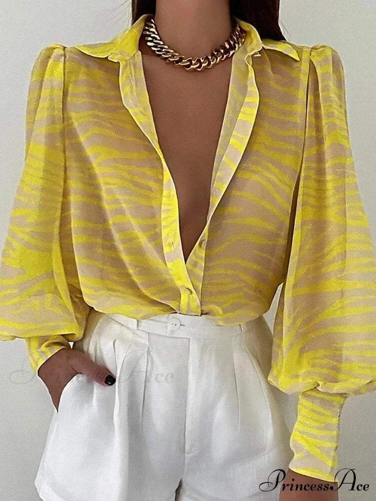 Malyna Blouse 09 Yellow / S