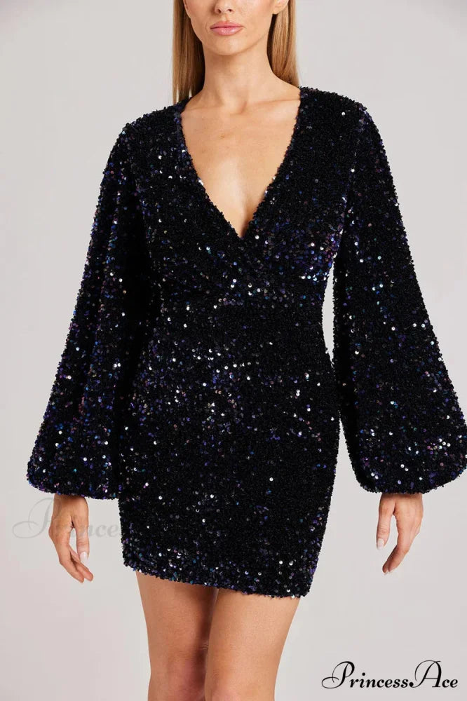 MAYA Elegant GALAXY DRESS 16 Days / 2 / XS / Black