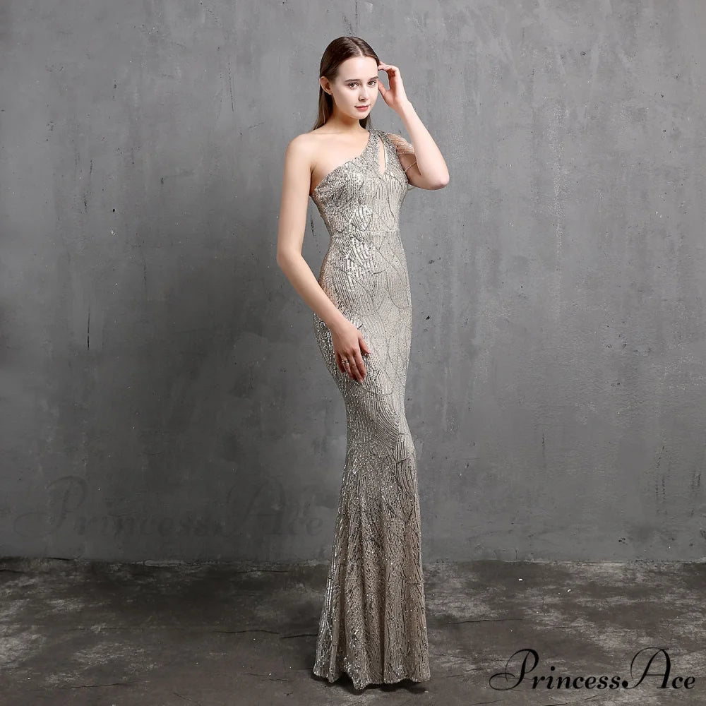 Mayven One Stylish Shoulder Formal Dress
