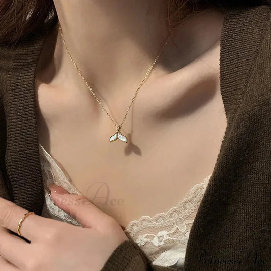 Mermaid Tail Pendant Necklace