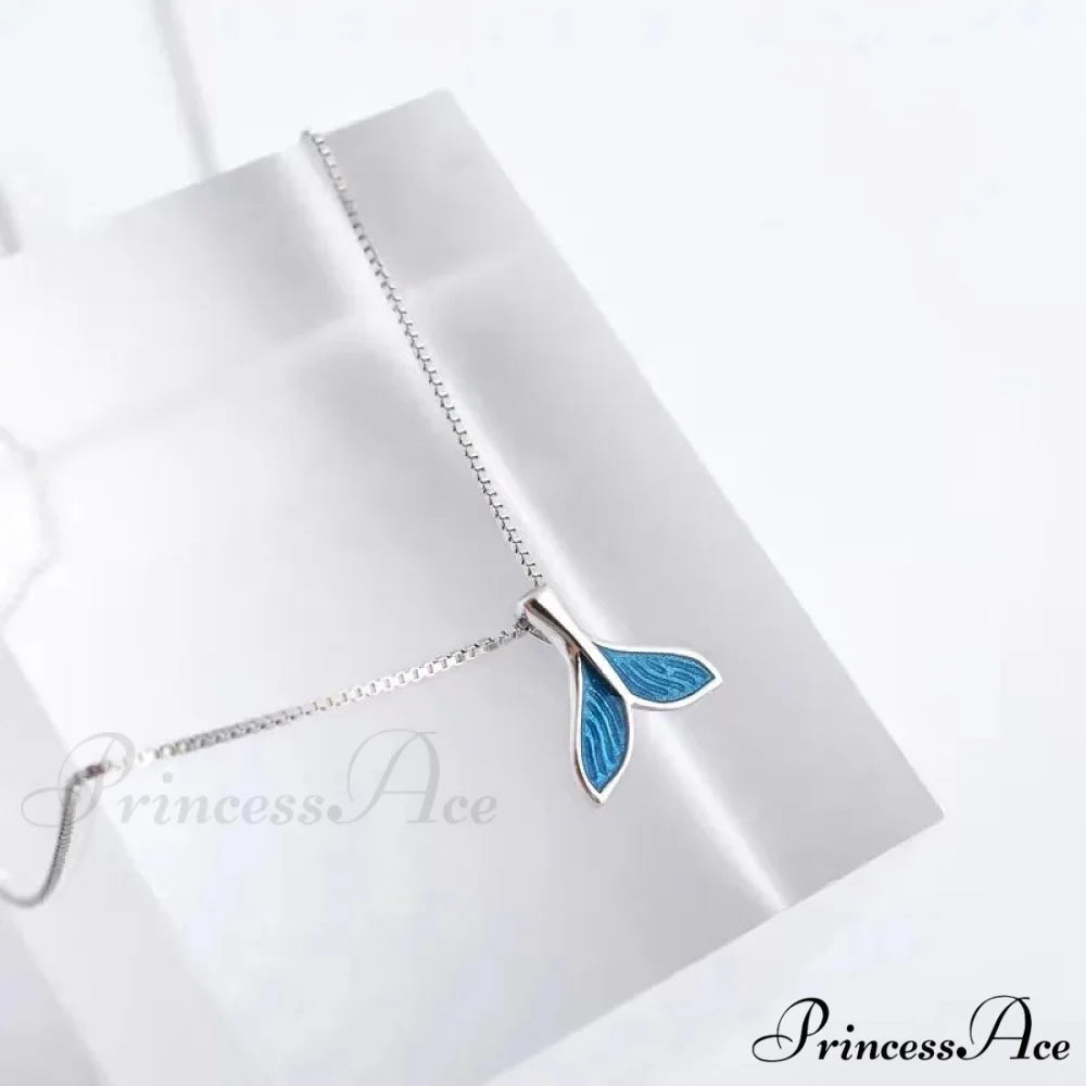 Mermaid Tail Pendant Necklace