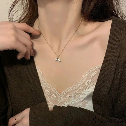 Mermaid Tail Pendant Necklace