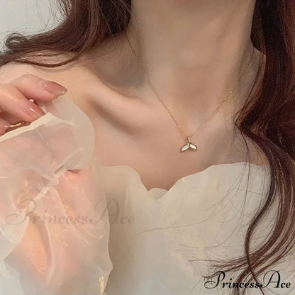 Mermaid Tail Pendant Necklace