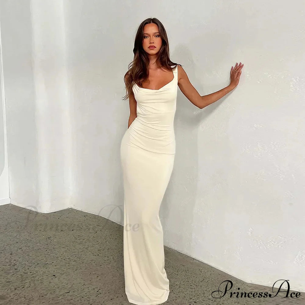 MIA Elegant MAXI DRESS Beige / S