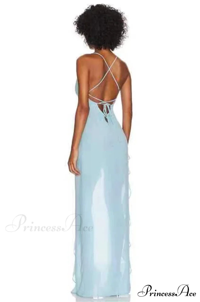 Michelle High-Slit Stylish Formal Dress