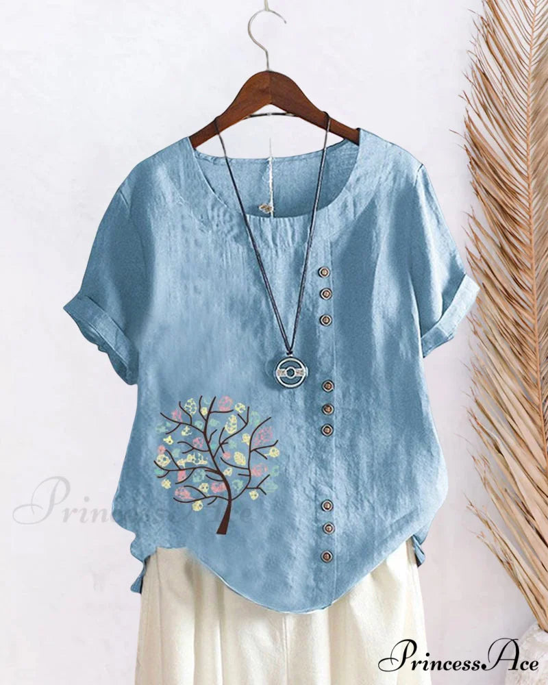 Midi Solid Cut Color Out Dress Blue / S