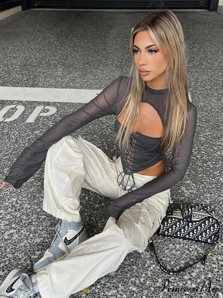 MINAS Elegant CROP TOP