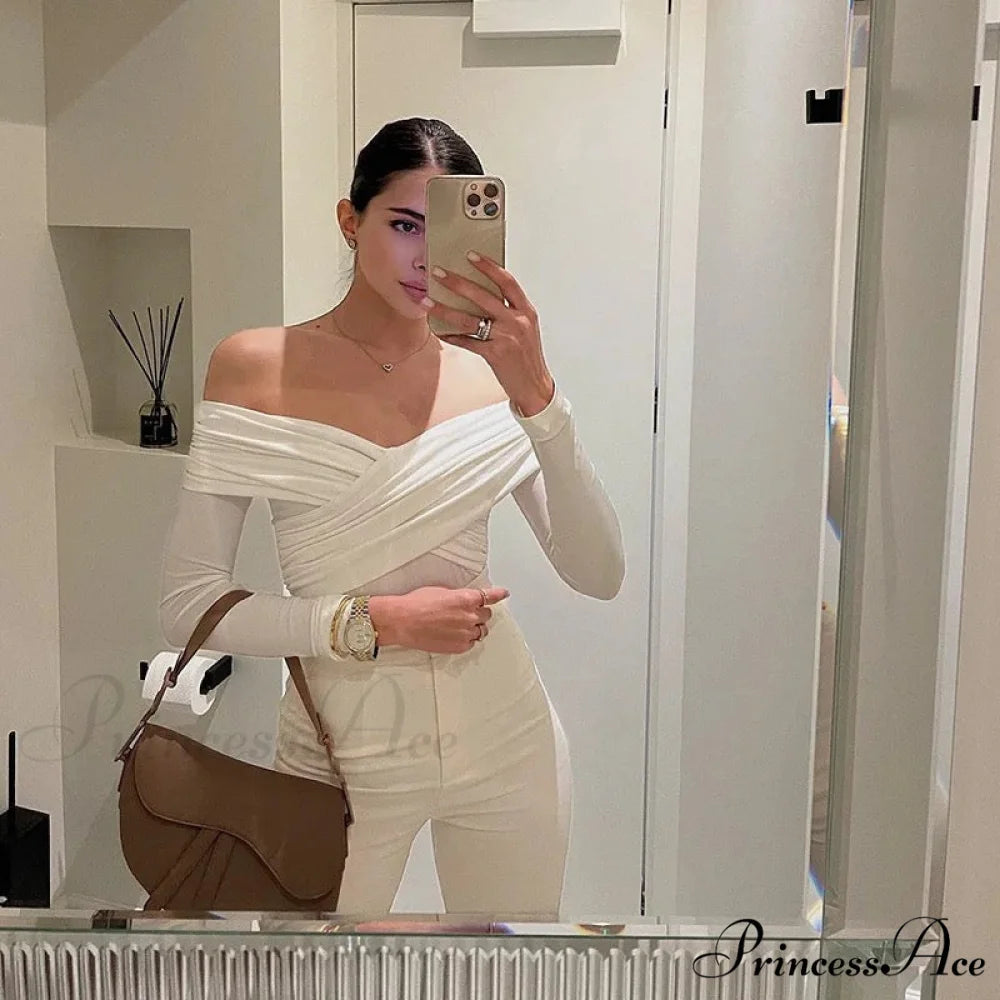 MONI Elegant BODY White / S