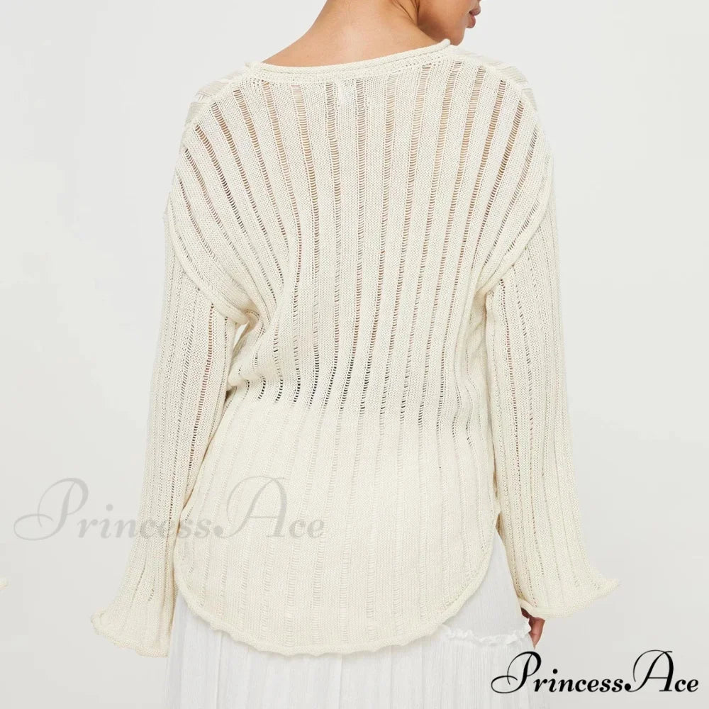 Monochromatic Baggy Cozy Jumper swraters-241228