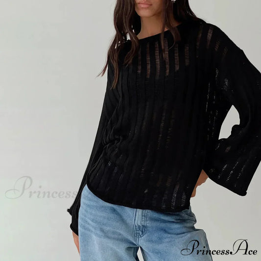 Monochromatic Baggy Cozy Jumper swraters-241228