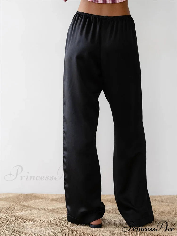 Monochromatic Lounge Stretchy Waist Pull-On Pant pant-250223