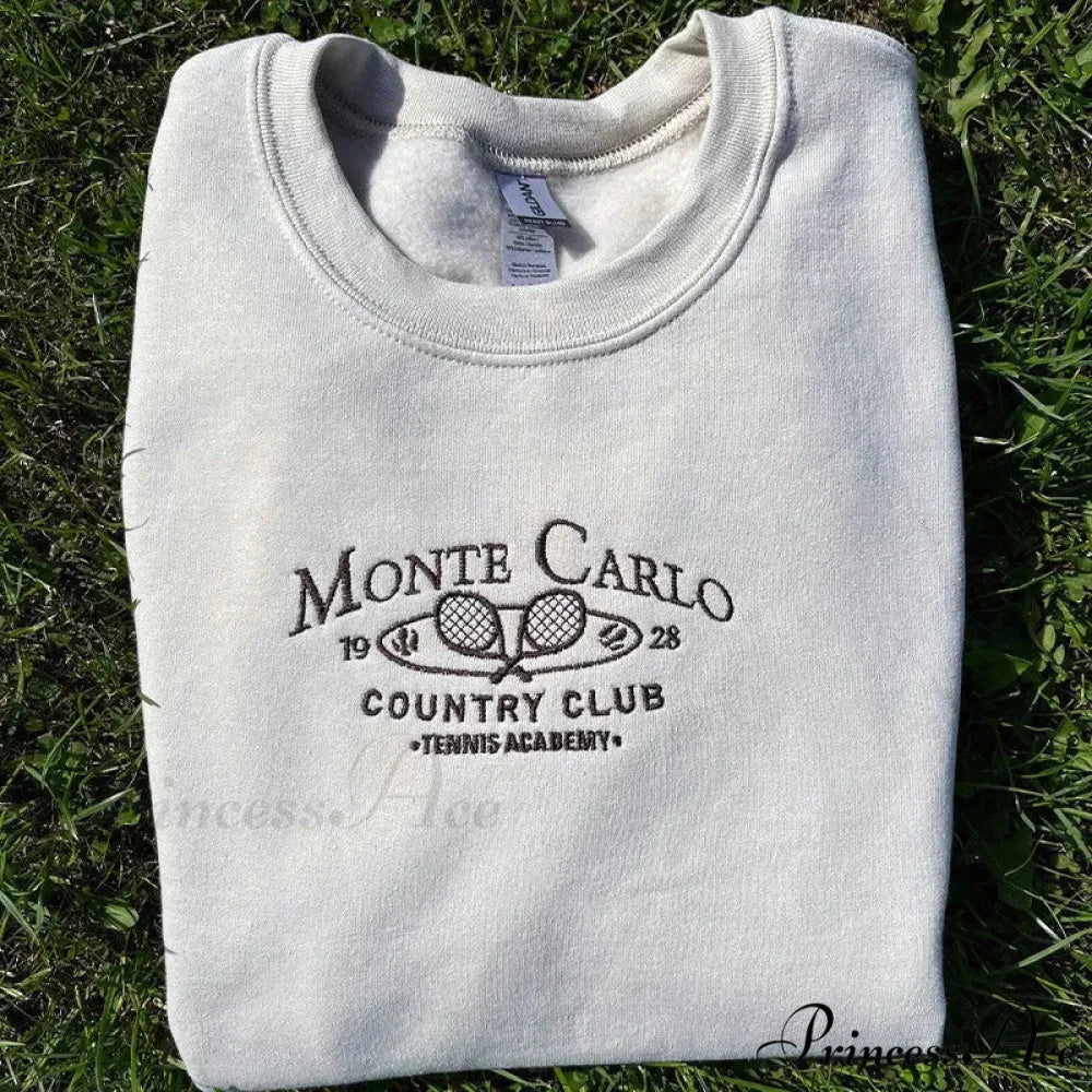 Monte Carlo Country Charming Club Embroidered Sweatshirt