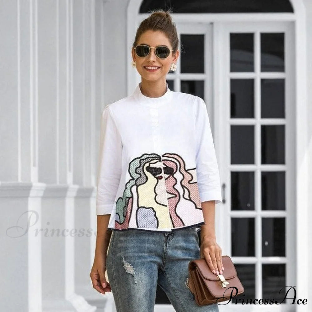 Monysa T-shirt XS / white