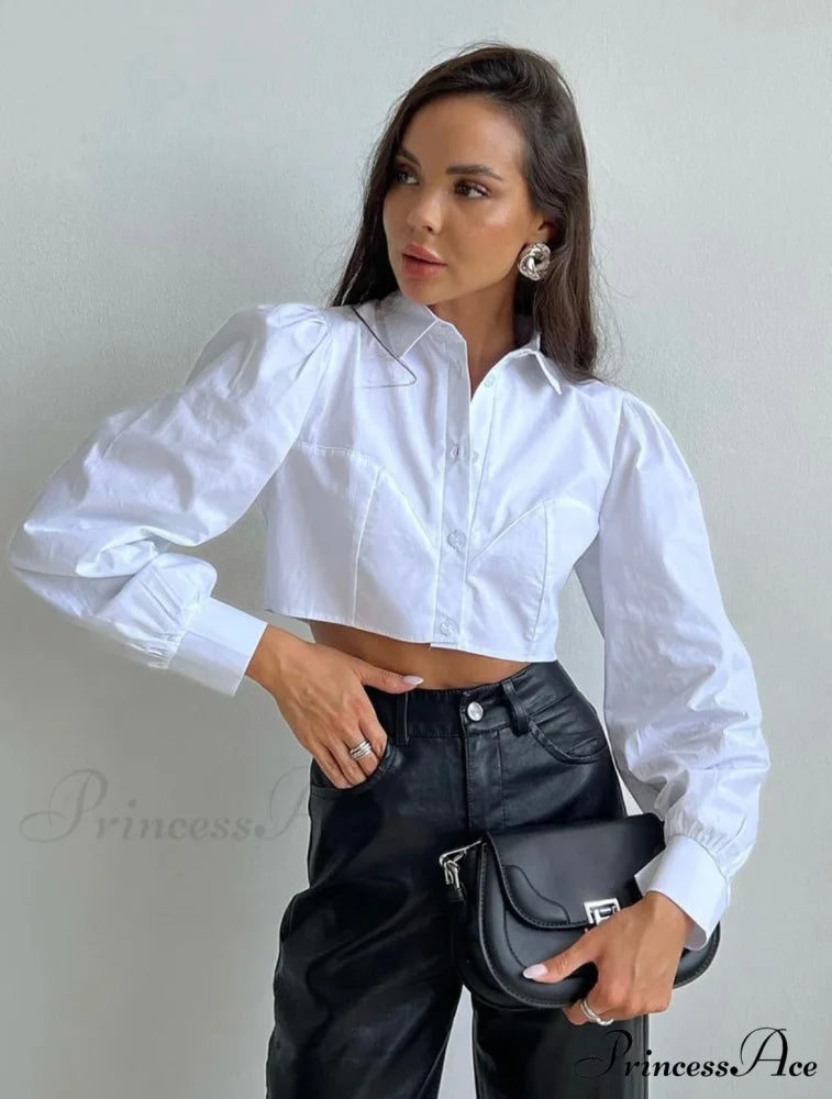 MORGAN Elegant SHIRT White / S