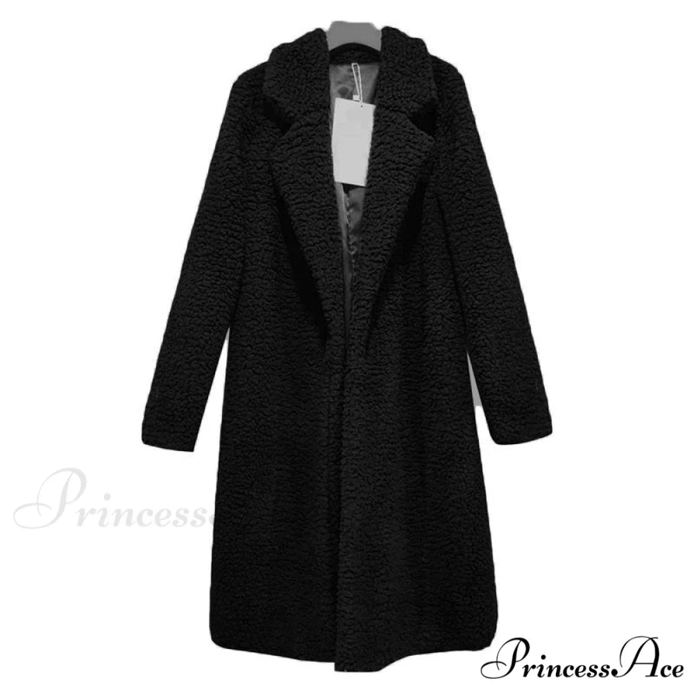 Multi-color Faux Fur Long Coat