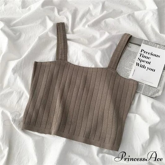 Multi-color Solid Basic Knitting Tops