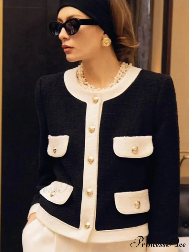 Multicolored Block Tailored Fit Round-neck Cardigan cardigans-241228