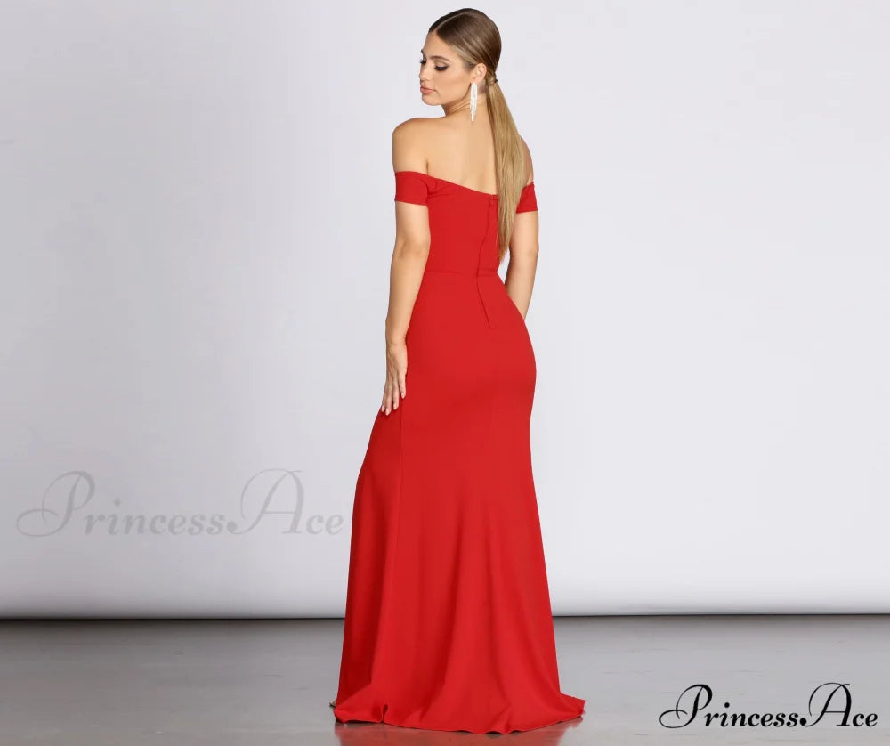 Myra Formal Stylish High Slit Dress