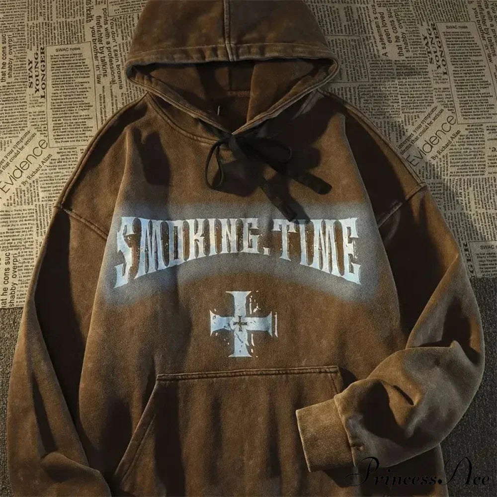 Mysterious Breeze Skull Design Informal Hoodie hoodies-241228