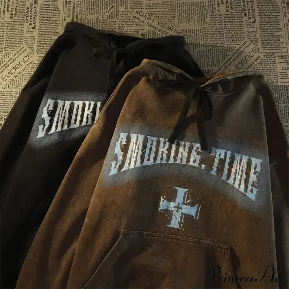 Mysterious Breeze Skull Design Informal Hoodie hoodies-241228