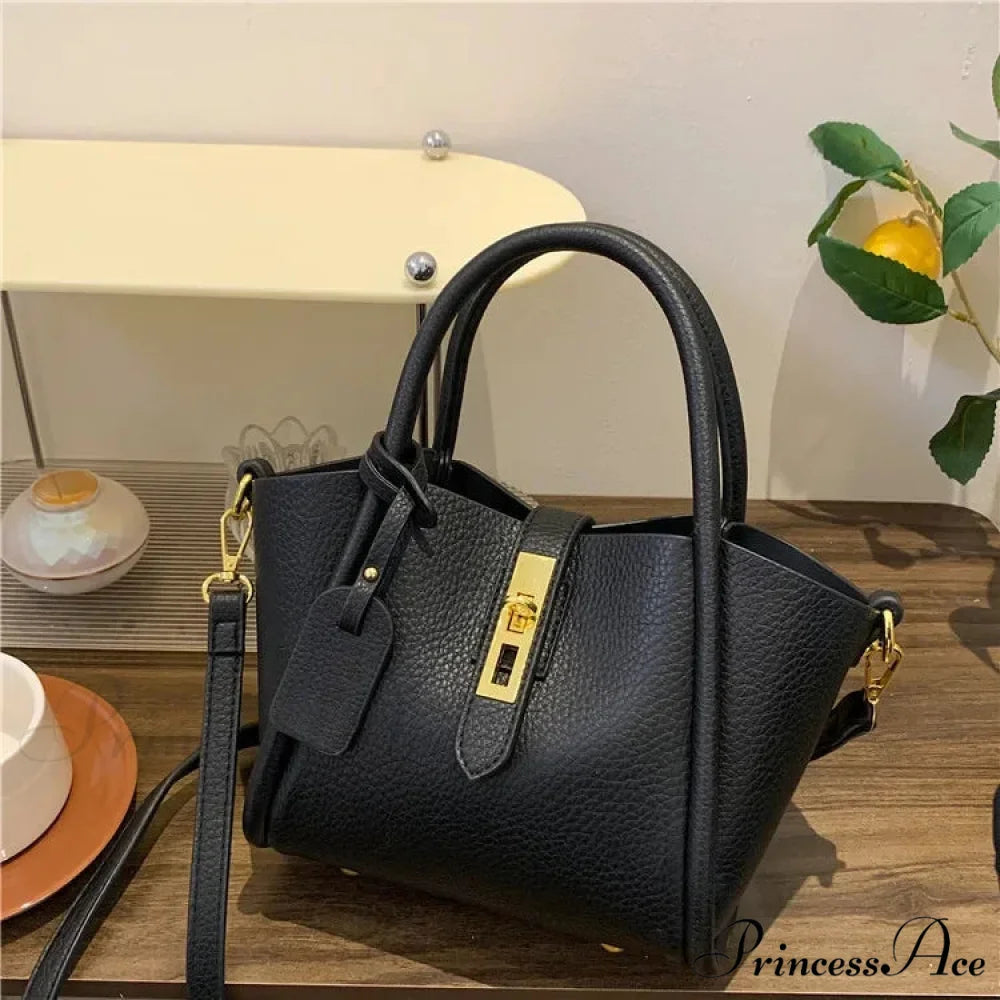 Nanfeng Elegant Tote Courier Crossbody Black crossbody-250126