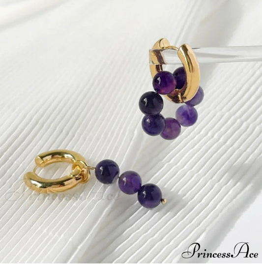 Natural Freshwater New Trend Double Circle Dangle Earrings