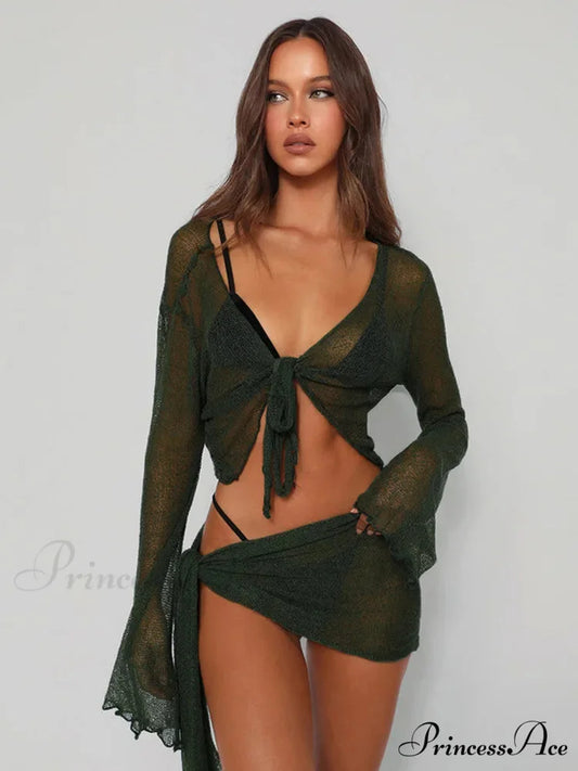 Net Two-Piece Celebration Mini Dress minidress-250223