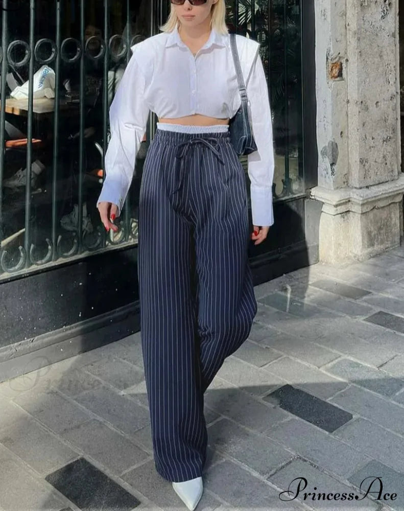 Neutral Solid Crop Pattern Pants Work Two Piece Set officetwopieceset-250223