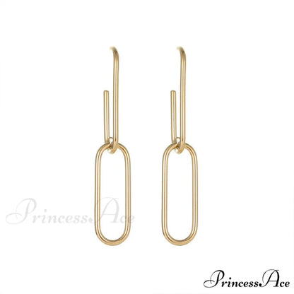 New Arrival Exagerate Double U Shape Earrings