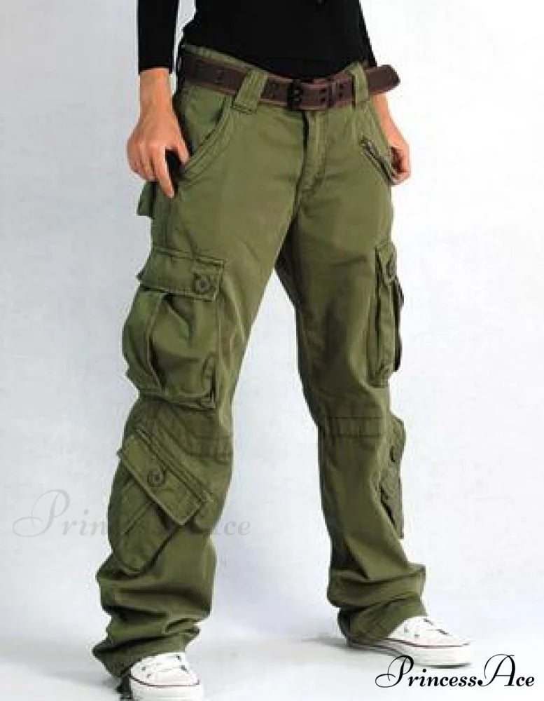 New Arrival Fashion Hip Hop Loose Pants army green / XS
