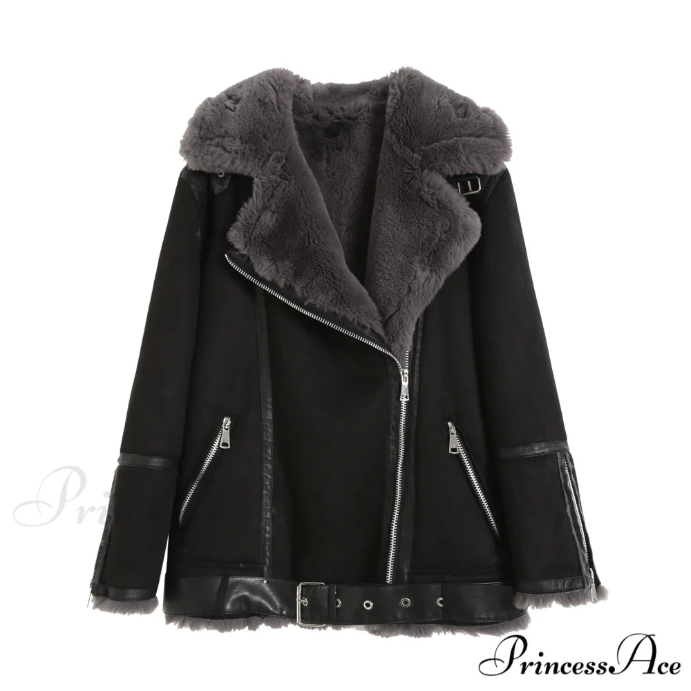 New Faux Leather Double Sided Coat 3 / XS