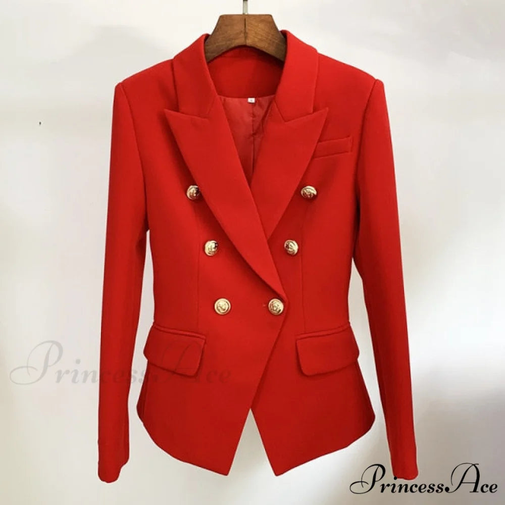 New Formal Female Jacket Blazer red blazer / XXL