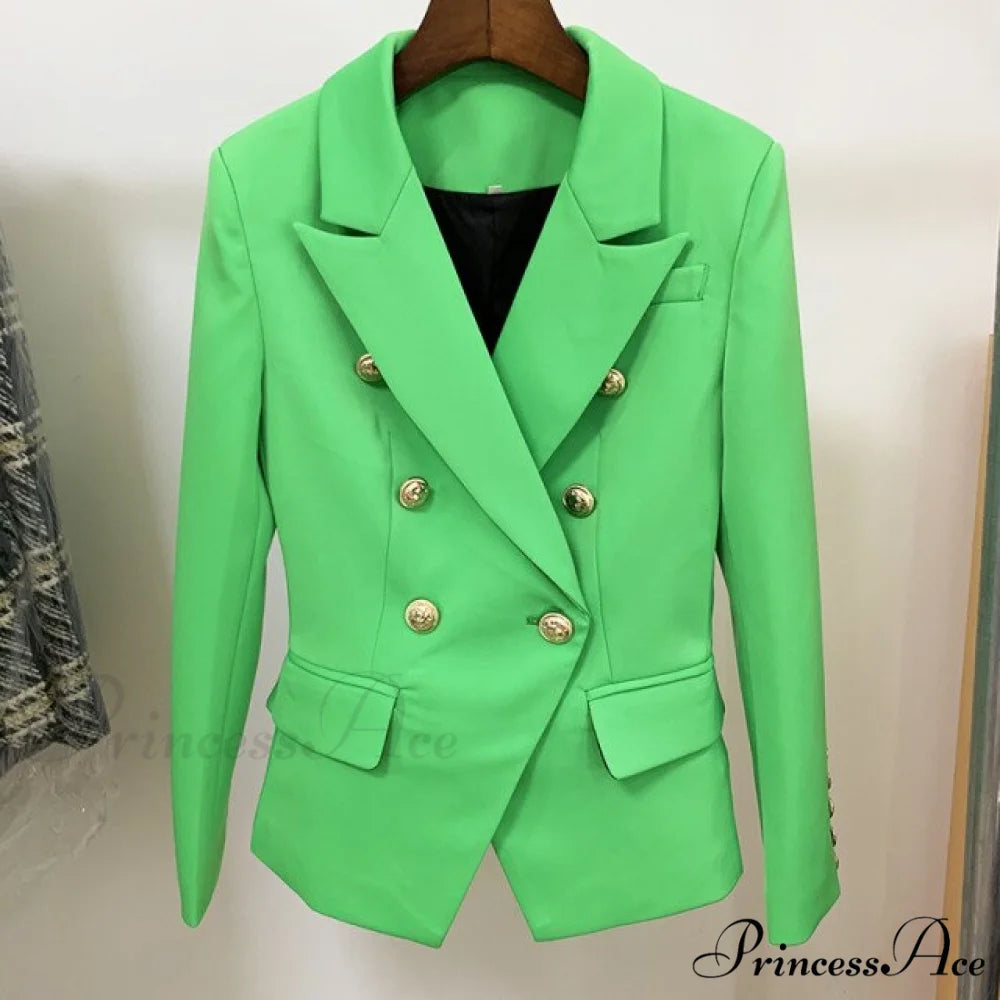 New Formal Female Jacket Blazer Y1940100-Green / XXL