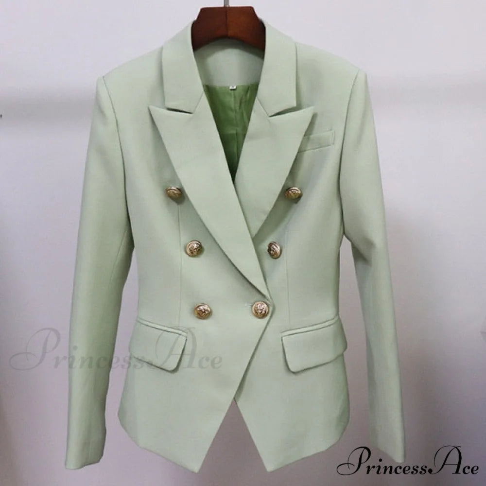 New Formal Female Jacket Blazer Y2043100-Fruit green / XXL