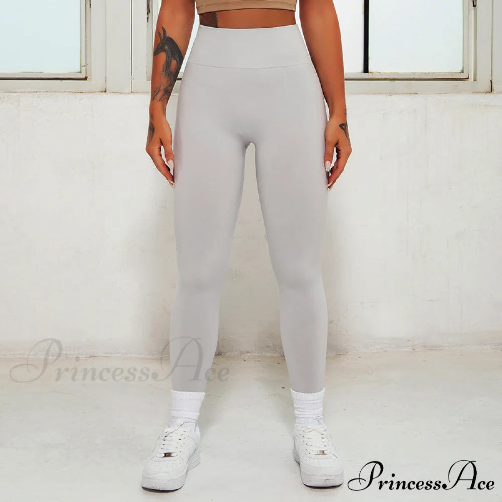 New Seamless Scrunch Leggings white / S