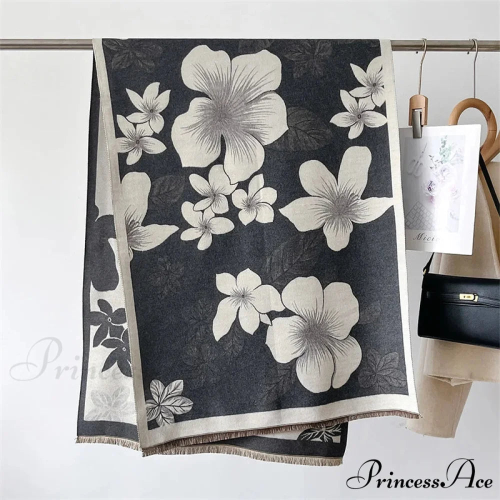 New Winter Cashmere Shawl Wrap Scarf Modified Title: Fresh Winter Cashmere Shawl Wrap Scarf scarf-241228