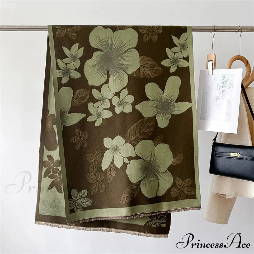 New Winter Cashmere Shawl Wrap Scarf Modified Title: Fresh Winter Cashmere Shawl Wrap Scarf scarf-241228