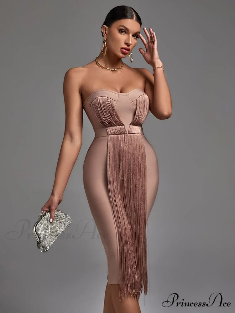 New Women Green Bandage Dress