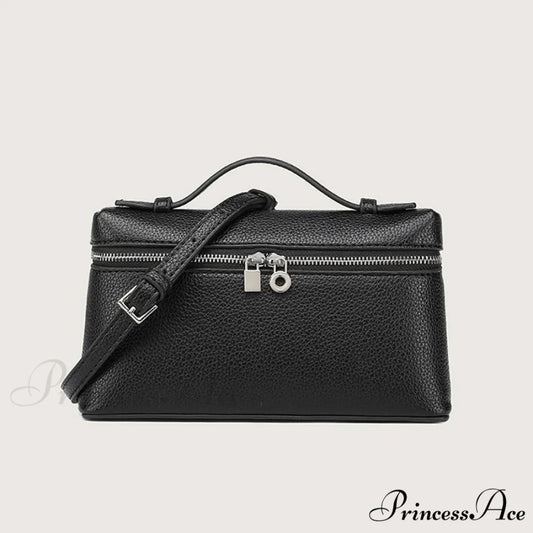 New Women’s Spacious Capacity Crossbody Purse Black handbag-250126